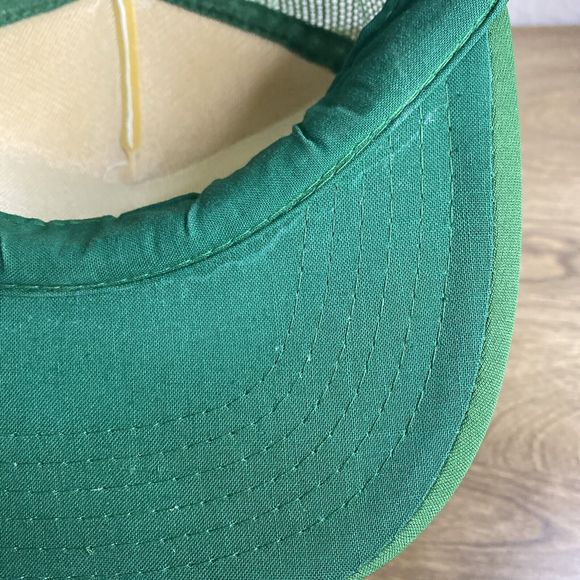 Vintage Shandon Headwear Ireland Hat Cap Irish Clover Mesh Foam Snapback Trucker - Picture 10 of 16